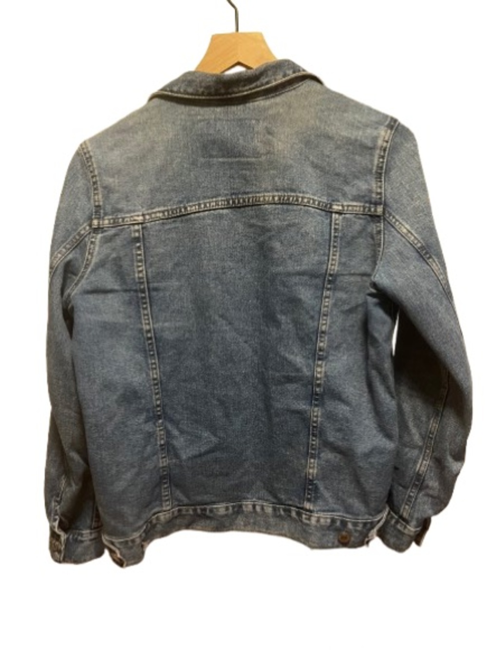 H&M Women's Denim Jacket - Faded Blue - Picture 5 of 5